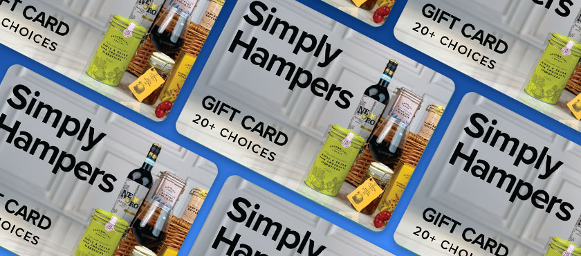Simply Wines Gift Card category hero image showing a glass of red wine