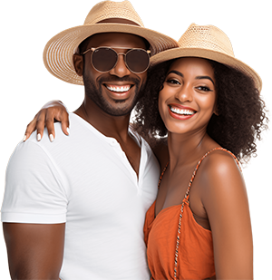 stylish man and woman ready to spend Simply Gift Card