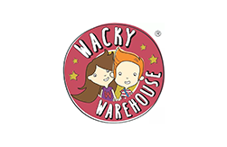 retailer logo for Wacky Warehouse