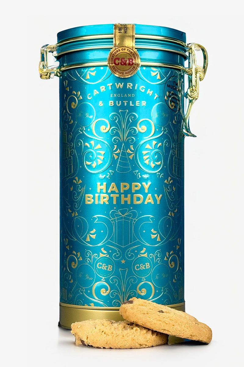 Cartwright&Butler Musical Happy Birthday Tin