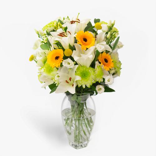 Fresh Whites Flower Bouquet