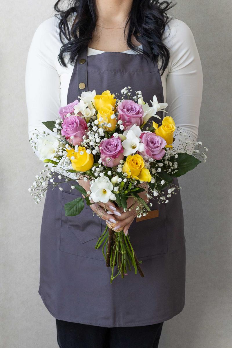 Sweet Rose & Freesia Bouquet